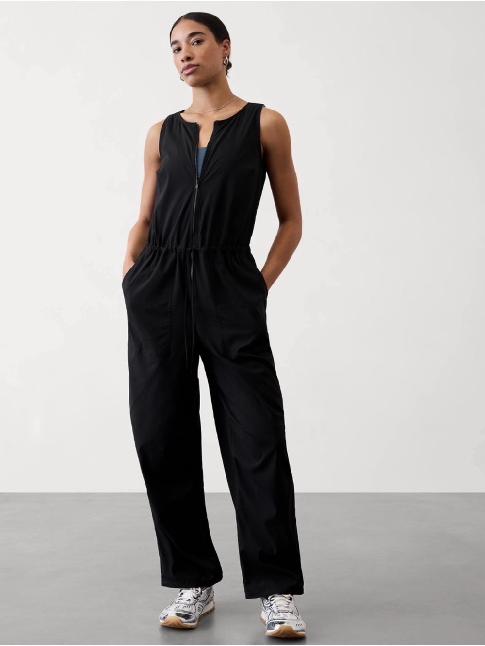 🖤 Athleta Flex Black Jumpsuit | Size XS